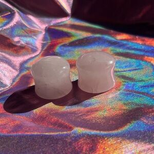 Diablo Organics Rose Quartz Plugs